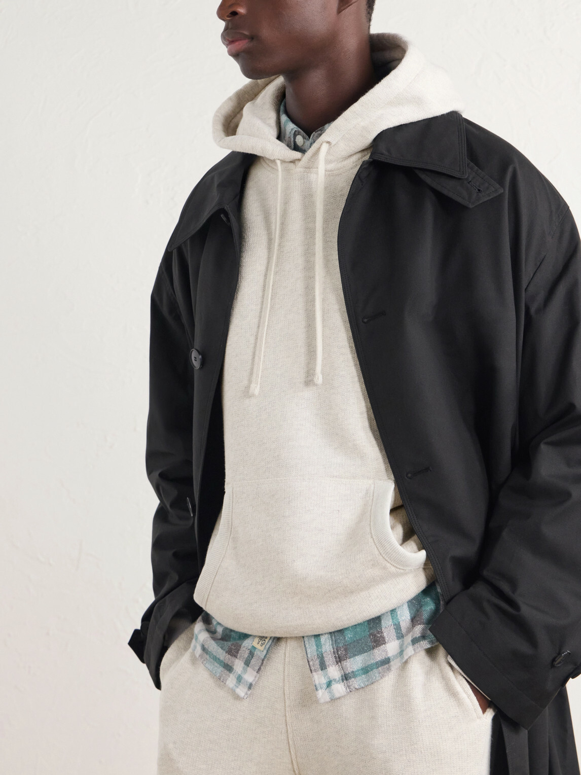 Aimé Leon Dore - Marina Cotton-Jersey Hoodie - Gray