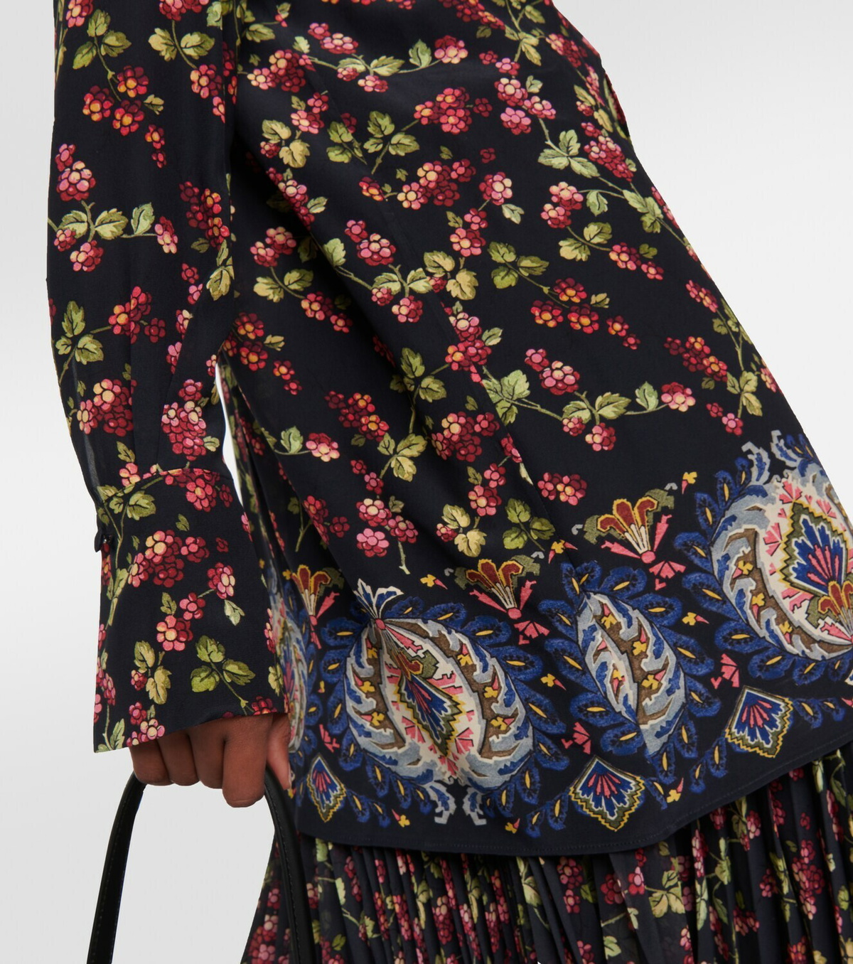 Etro Printed silk shirt