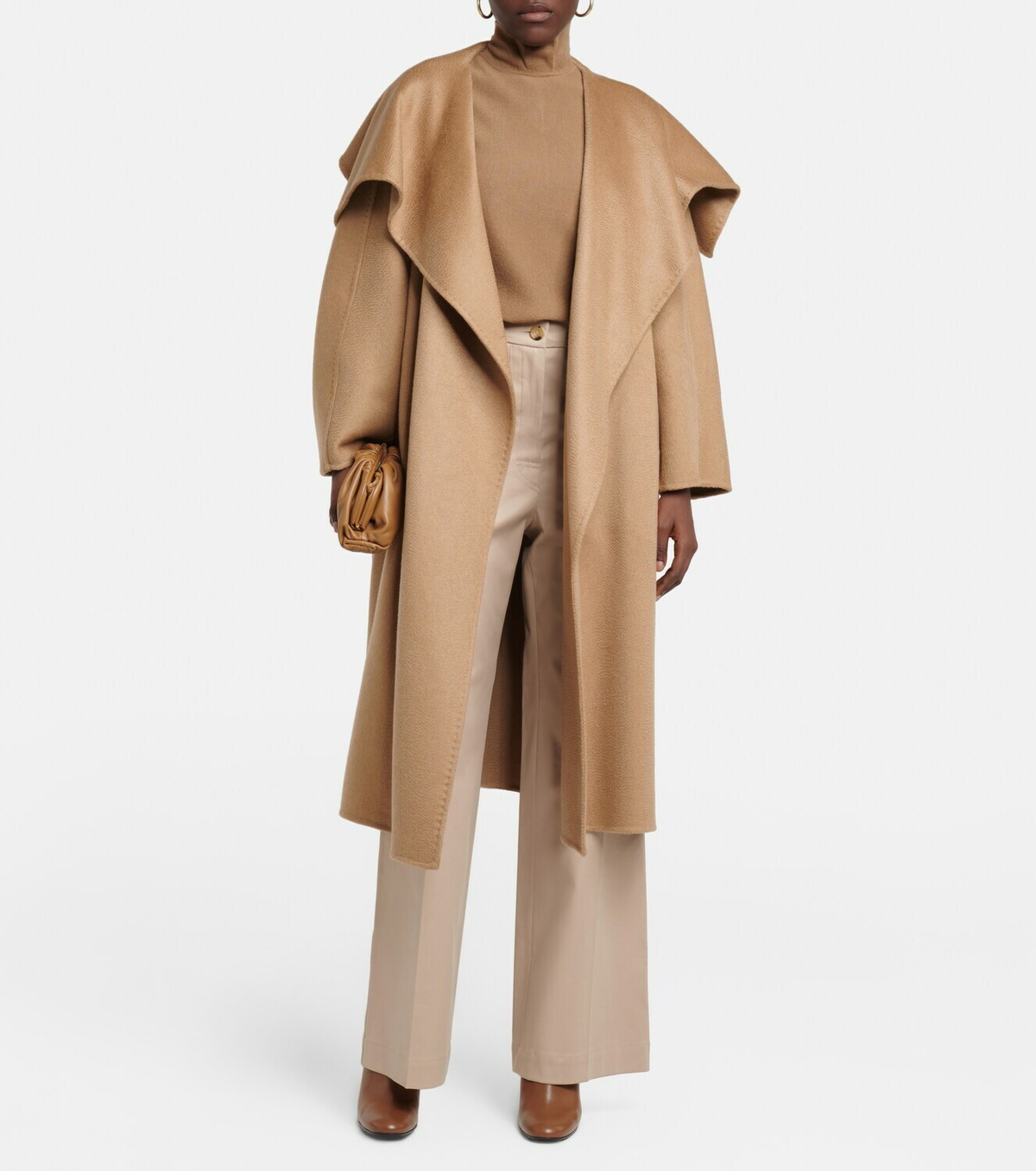 【送料 関税込】MAX MARA Jene wool and cashmere wrap coat Max Mara Jene Wool And Cashmere Wrap Coat (Max Mara/コート