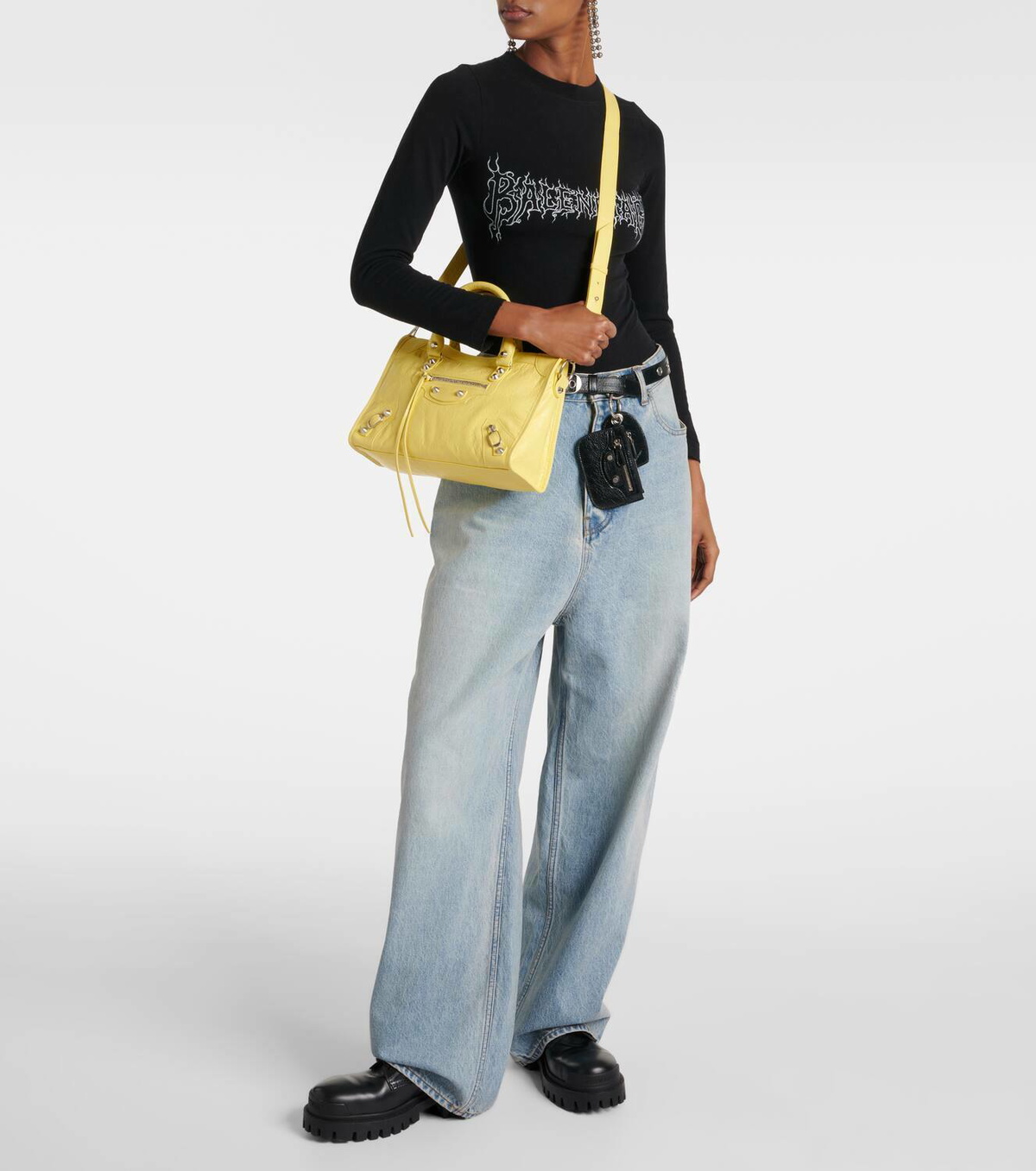Balenciaga Le City Small leather shoulder bag
