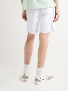 PASADENA LEISURE CLUB - Leisure Logo-Appliquéd Cotton-Jersey Shorts - White - S