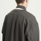 Merely Made Men's Cropped Overshirt in Asphalt Grey