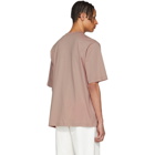 Helmut Lang Pink Tall Logo T-Shirt