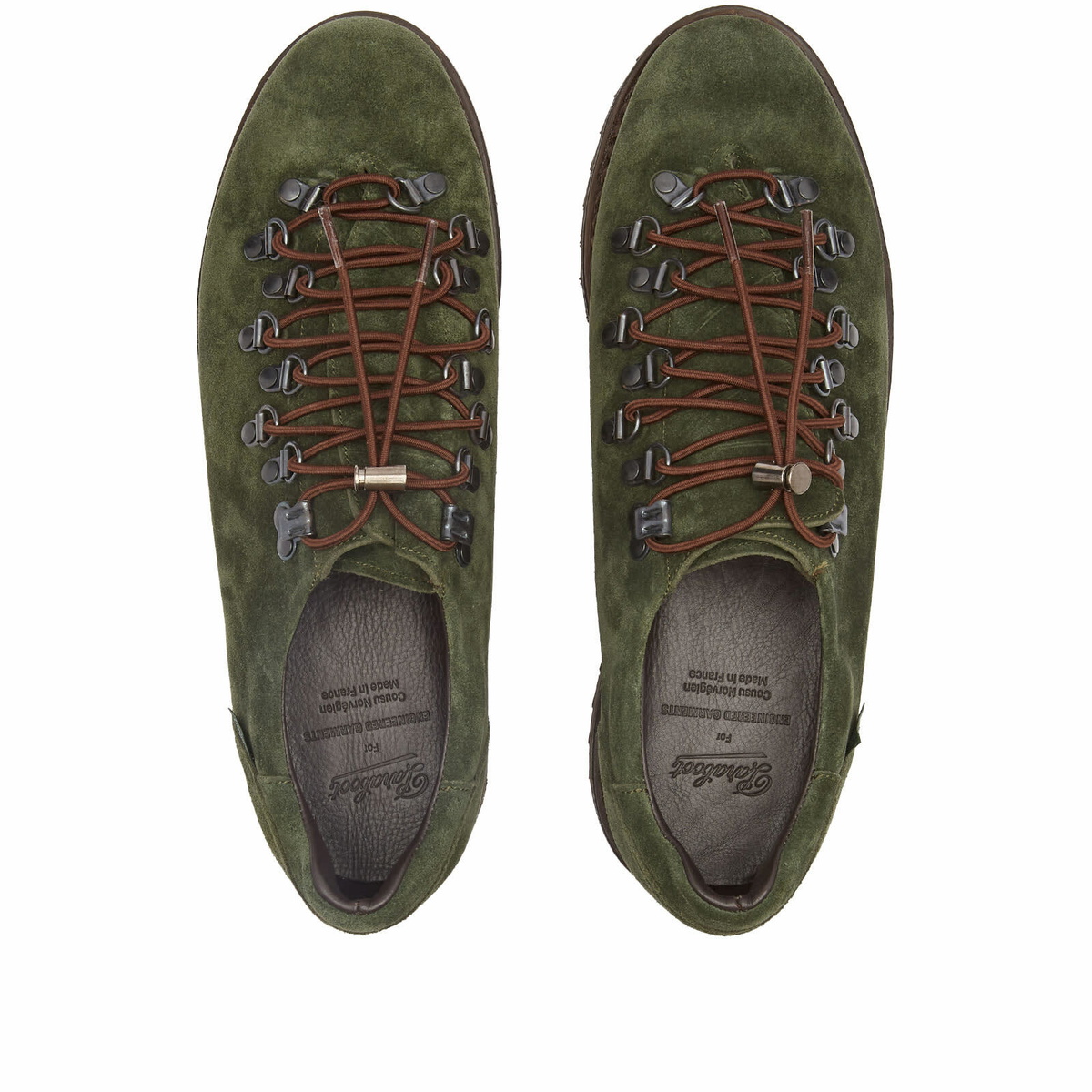 Paraboot Men's x Engineered Garments Clusaz in Green Suede Paraboot