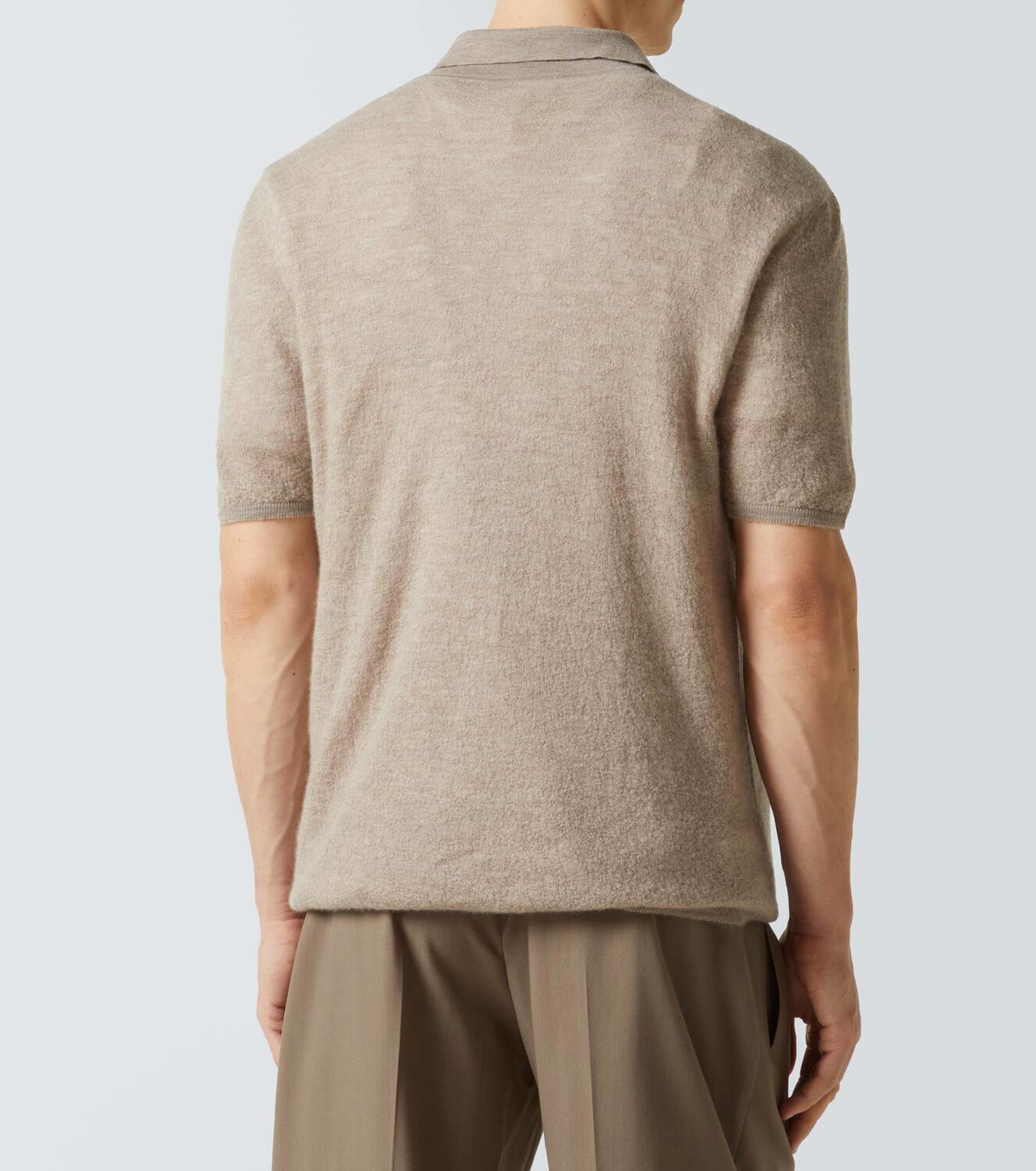 The Row Isao cashmere polo shirt