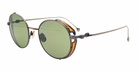 Matsuda M3152 - Antique Gold / Sage Green Sunglasses