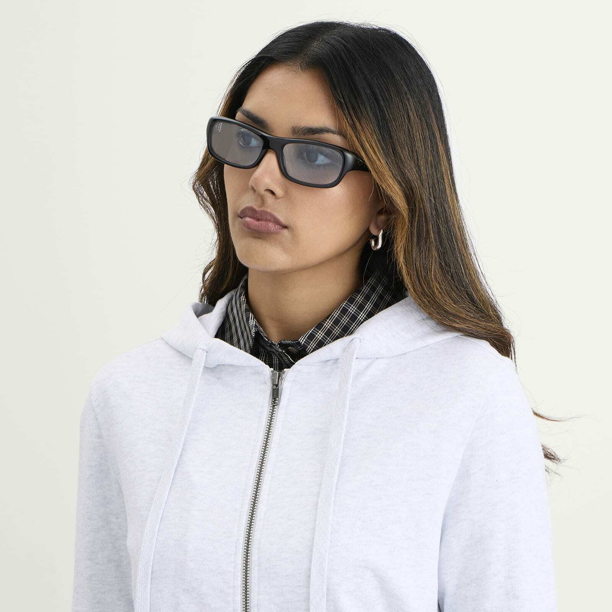 Port Tanger Ihya Sunglasses in Black/Rif Blue 