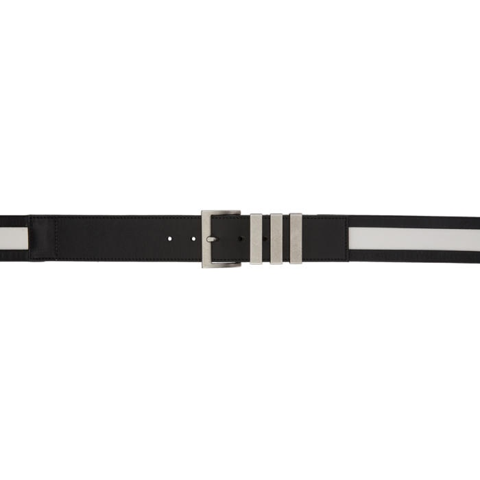 Photo: Balmain Black and White Embleme Belt 