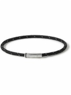 Miansai - Juno Rope and Silver Bracelet - Black