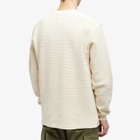 Kestin Men's Humbie Waffle Crew Sweat in Ecru