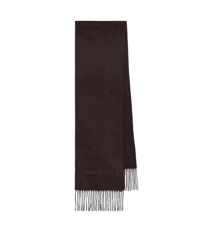Photo: Acne Studios Fringed alpaca and wool scarf