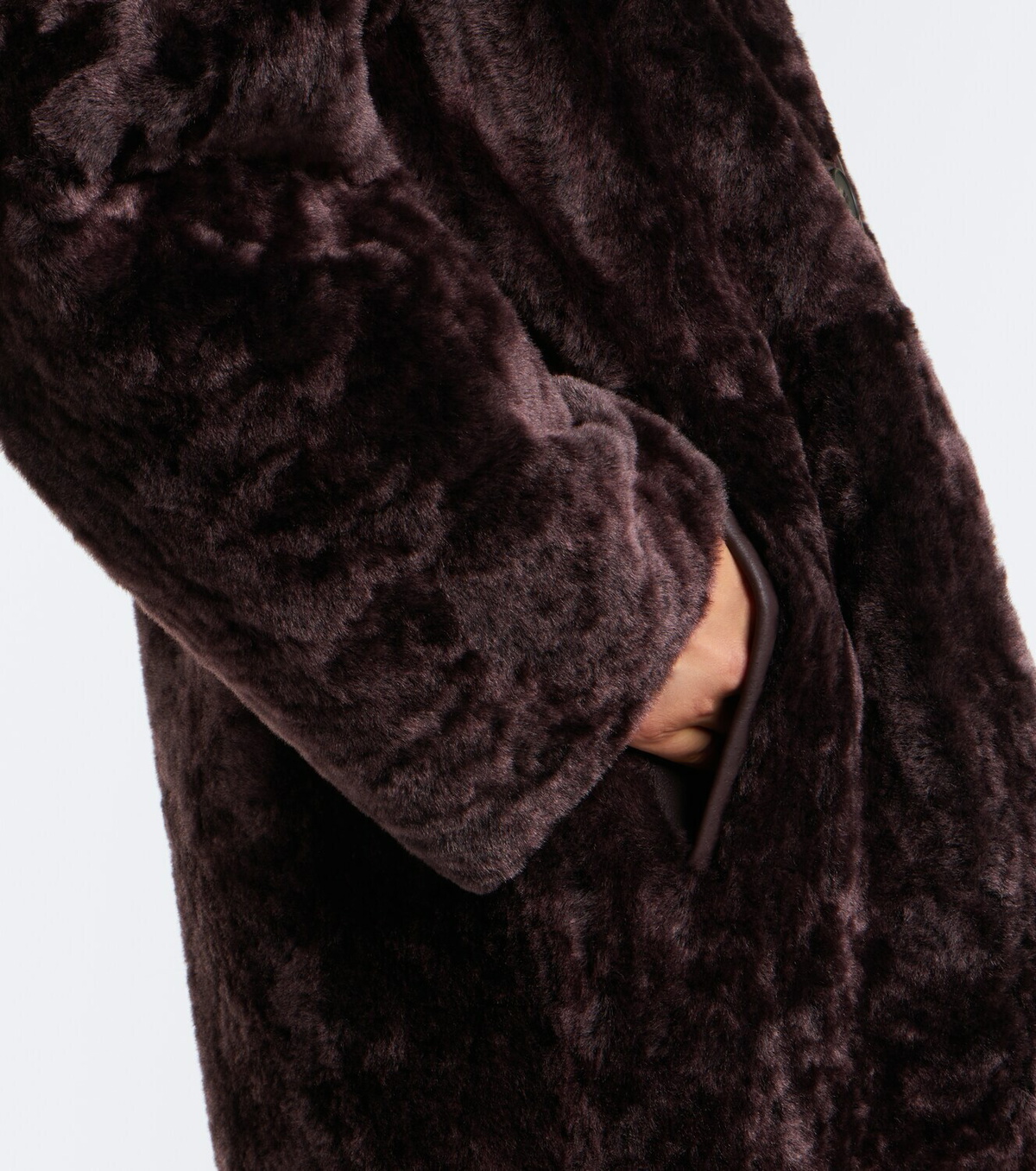 Joseph Ari reversible leather and shearling coat