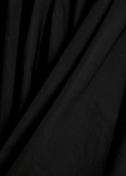Matteau Smocked Cotton Mini Dress Black