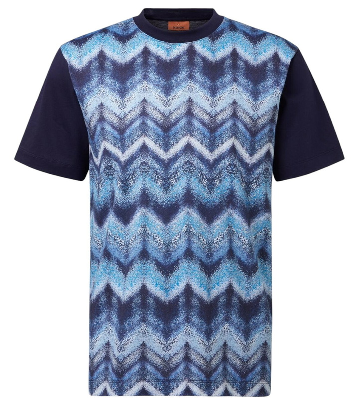 Photo: Missoni Zigzag printed cotton jersey T-shirt