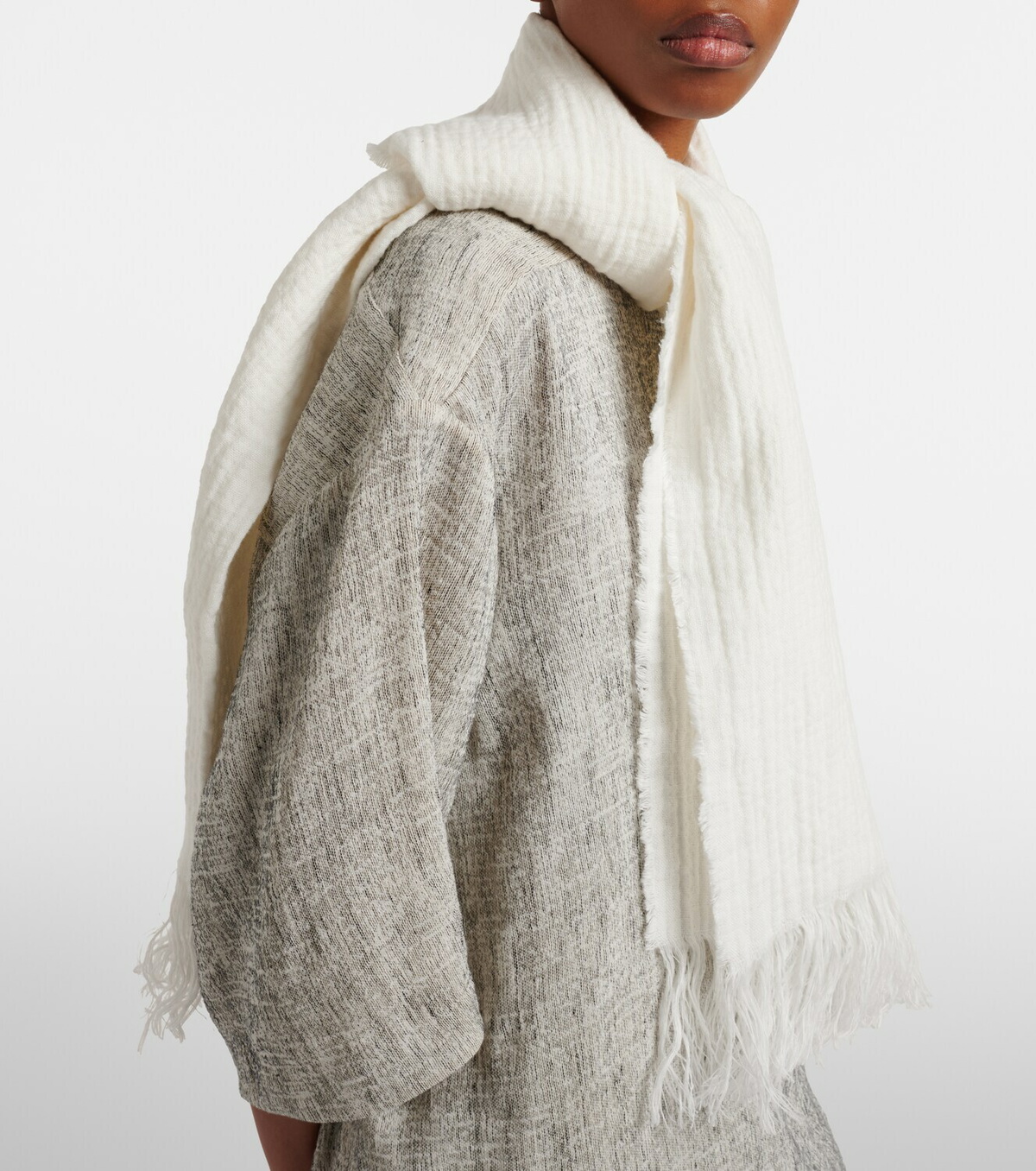 The Row Kastel linen scarf