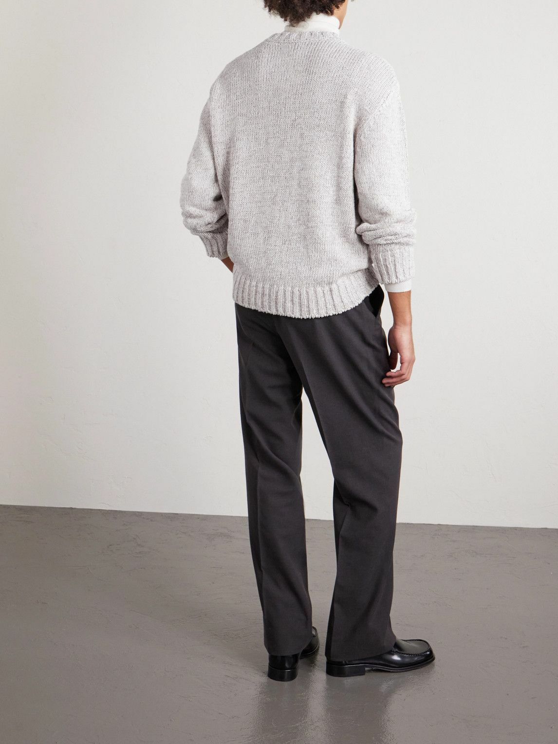 Barena - Caloma Linen and Cotton-Blend Sweater - Neutrals