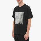 Helmut Lang Men's Metallic Patch Logo T-Shirt in Black