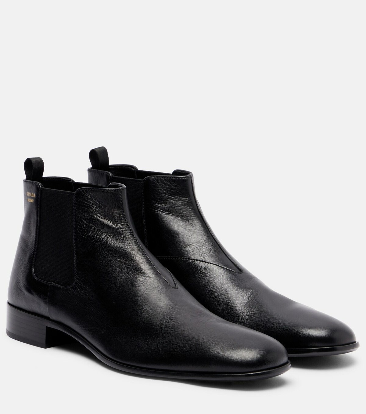 Prada Leather Chelsea boots