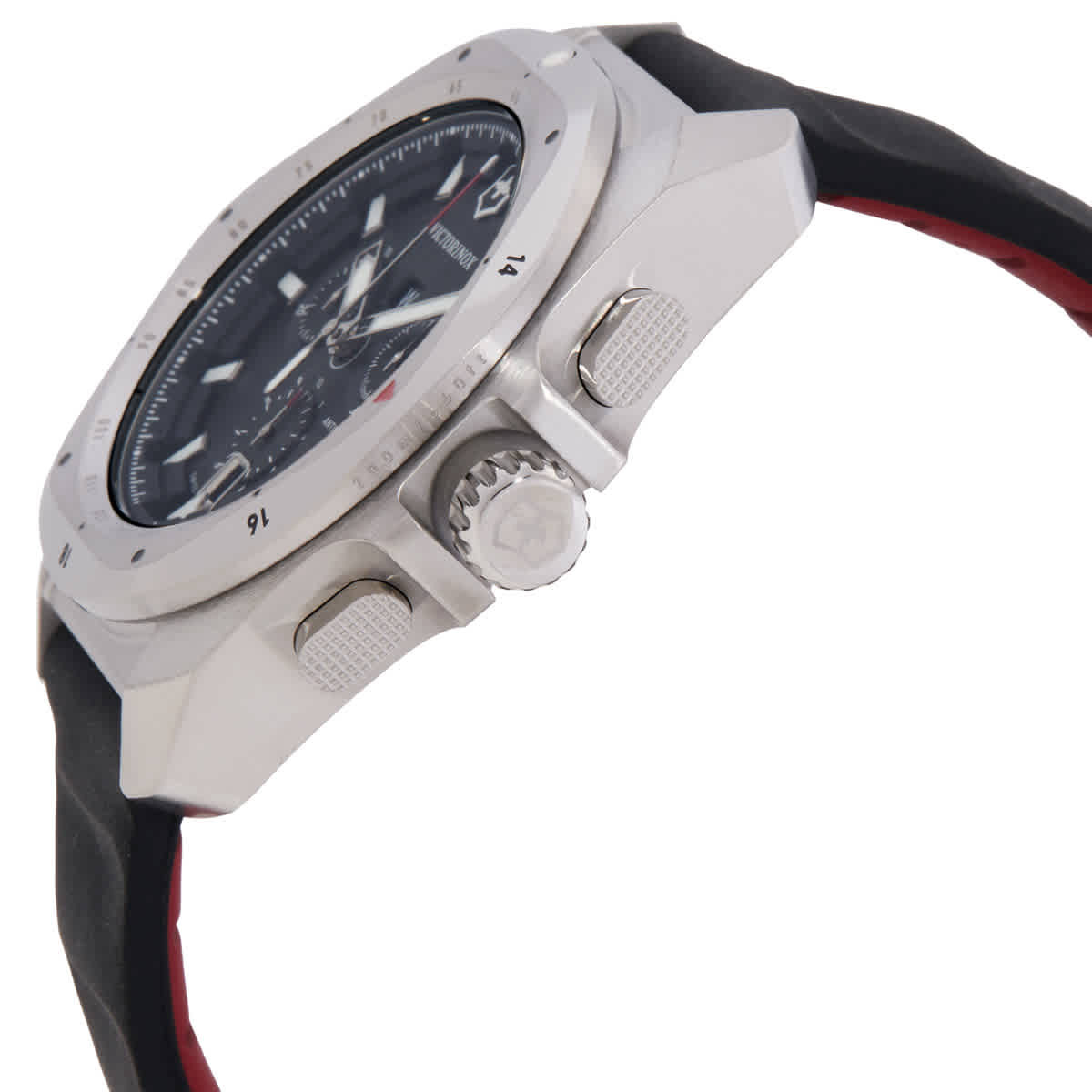 Victorinox I.N.O.X. Chronograph Quartz Black Dial Mens Watch 241983