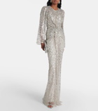 Jenny Packham Anja sequined gown