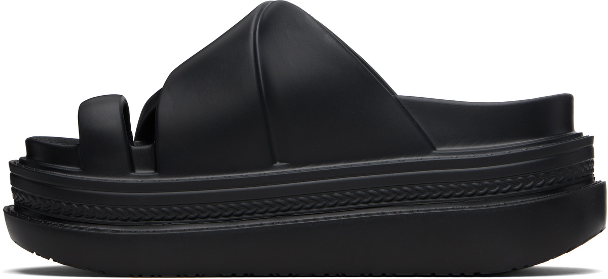 sacai Black Foam Multiple Sole Sandals