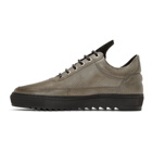 Filling Pieces Grey Thick Ripple Low Top Sneakers