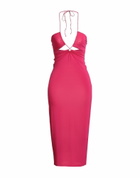Mc2 Saint Barth Womens Midi dress in Magenta