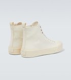 Jil Sander High-top canvas sneakers