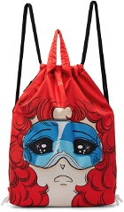 Pushbutton SSENSE Exclusive Red Goggles Girl Backpack