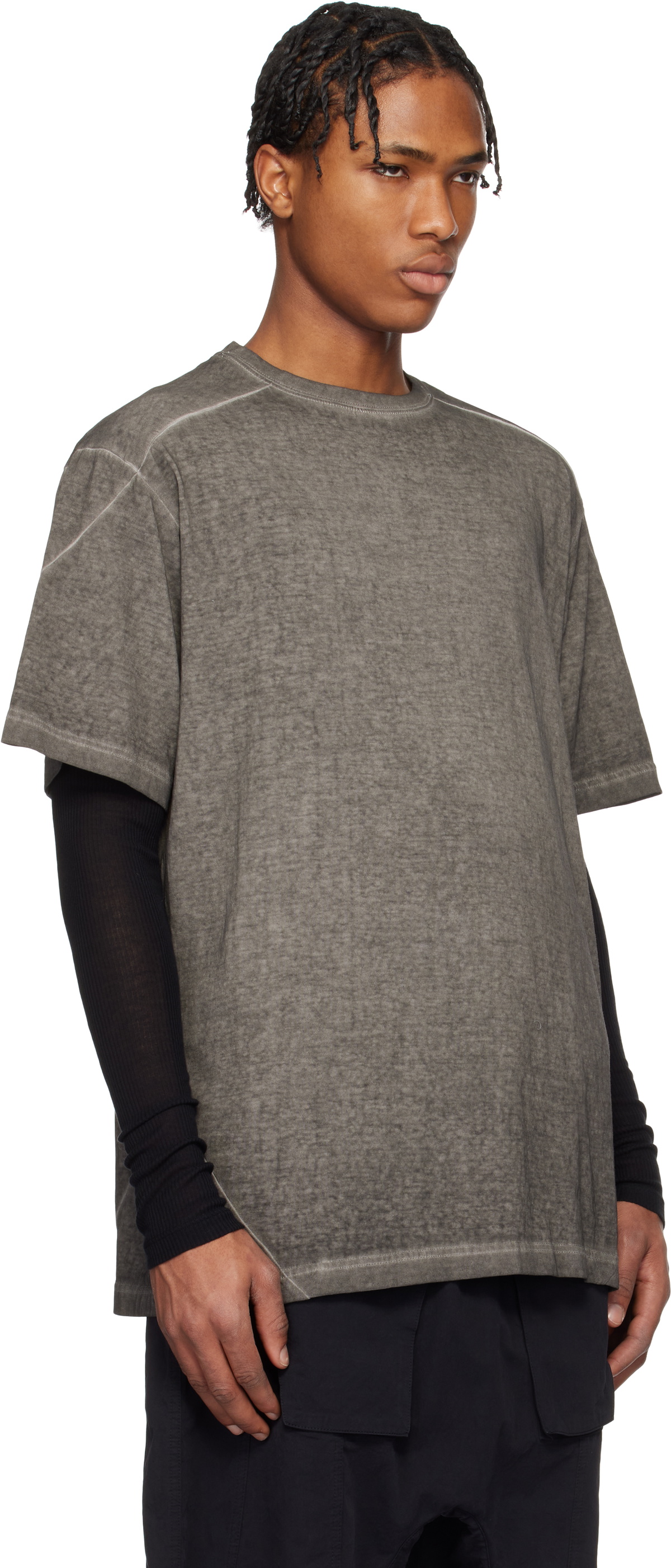 Professor.E Gray Faded T-shirt
