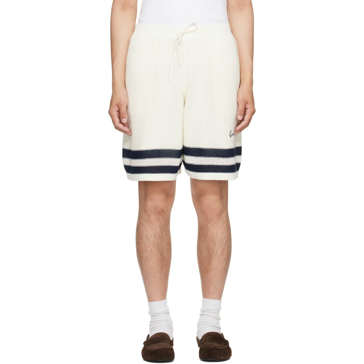 Kenzo Off-White Kenzo Paris Mesh Shorts