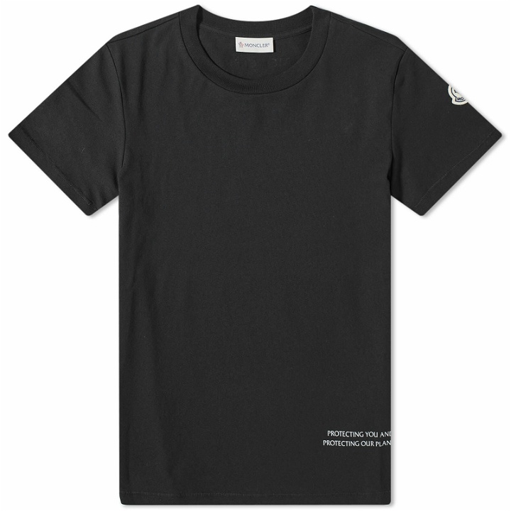 Photo: Moncler Men's Short Sleeve T-Shirt in Black