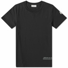 Moncler Men's Short Sleeve T-Shirt in Black