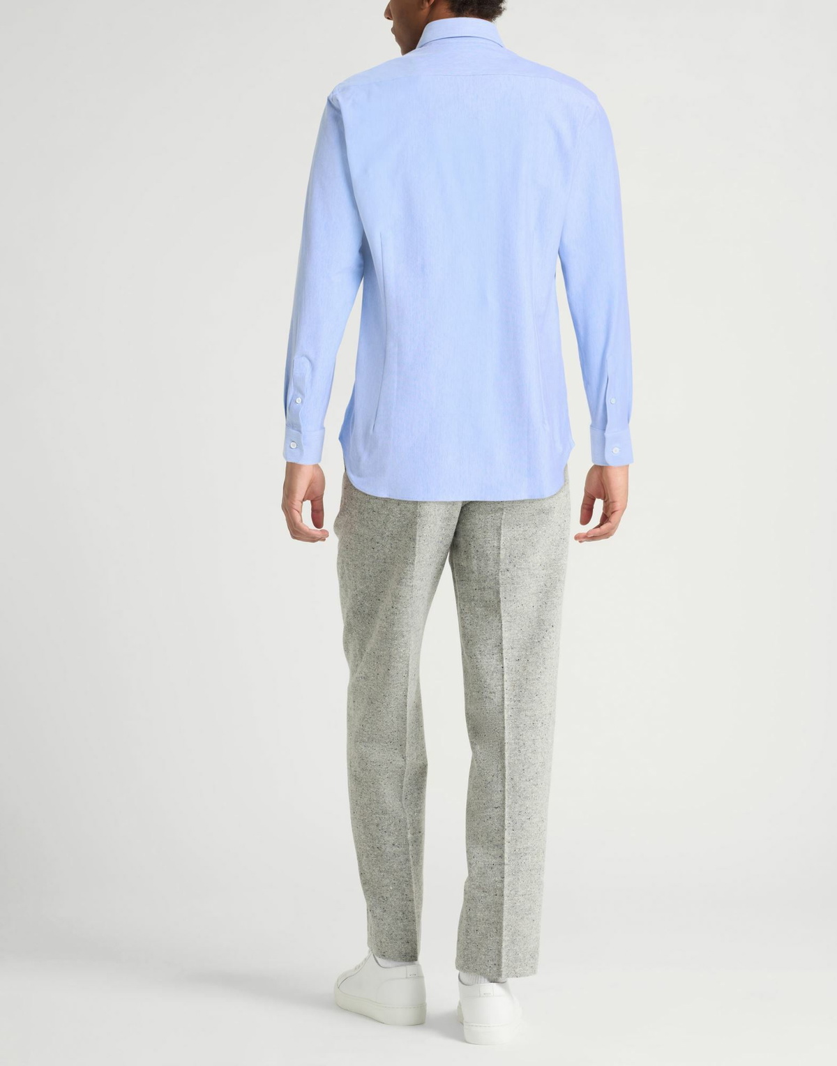 Fedeli Mens Shirt Sky in Blue