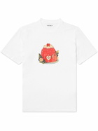 Carhartt WIP - Pudding Logo-Print Organic Cotton-Jersey T-Shirt - White