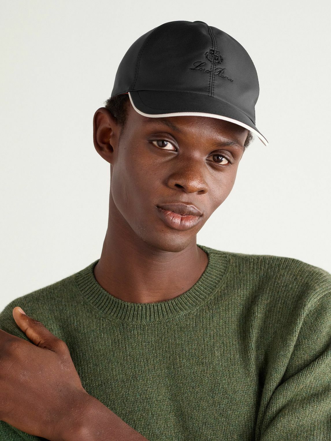 Loro Piana - Logo-Embroidered Storm System® Shell Baseball Cap - Black