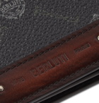 Berluti - Imbuia Printed Full-Grain and Burnished Leather Wallet - Black