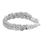 Emanuele Bicocchi White Braided Bracelet