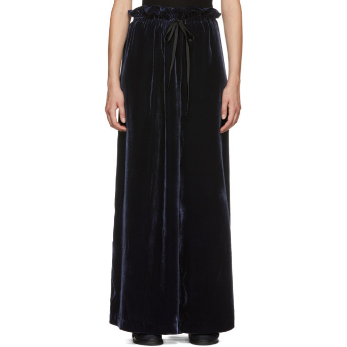 Cecilie Bahnsen SSENSE Exclusive Navy Sara Trousers Cecilie Bahnsen 