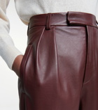 Khaite - Magdeline high-rise leather pants