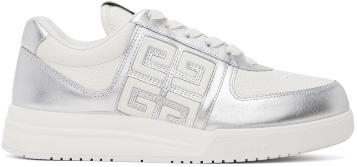 Photo: Givenchy White & Silver G4 Sneakers
