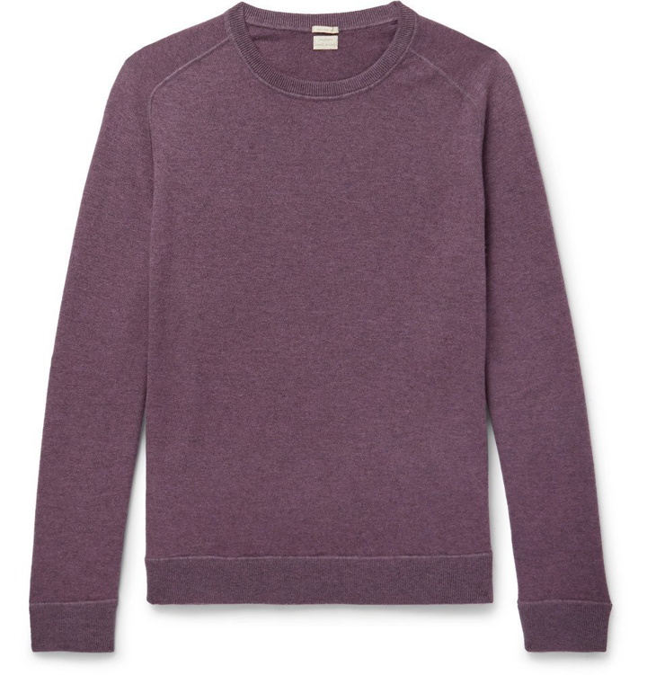 Photo: Massimo Alba - Watercolour-Dyed Cashmere Sweater - Men - Grape