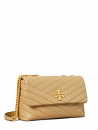 TORY BURCH Small Kira Quilted Faux Leather Flap Bag