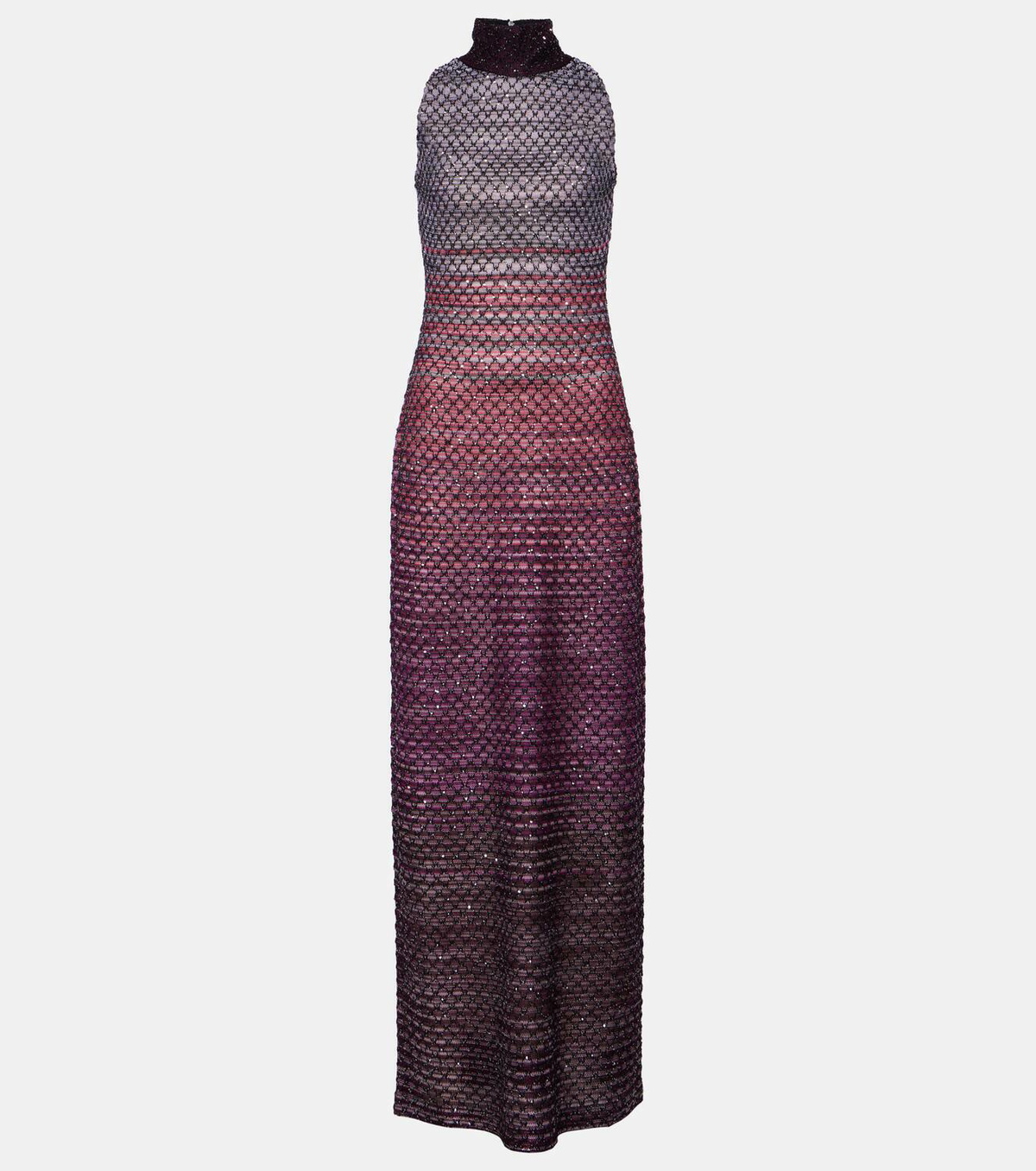 Missoni Sequined metallic knit maxi dress Missoni Missoni Sequined metallic knit maxi dress Missoni