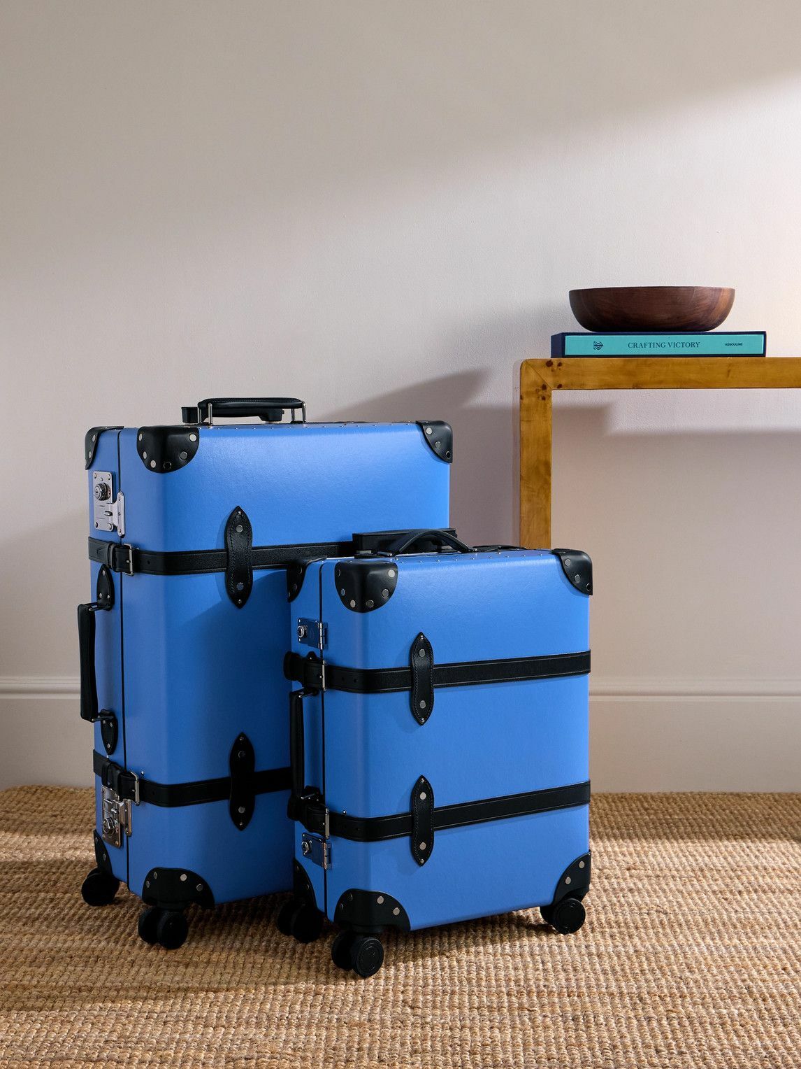 Globe-Trotter - Cruise Leather-Trimmed Vulcanised Fibreboard Check-In Suitcase