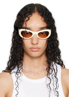 Port Tanger SSENSE Exclusive Beige Khilna Sunglasses