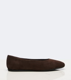 Prada Suede ballet flats