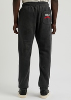 Saint Mxxxxxx Denim Tears Struggle Printed Cotton Sweatpants Black