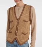Ralph Lauren Collection Knitted linen and silk vest