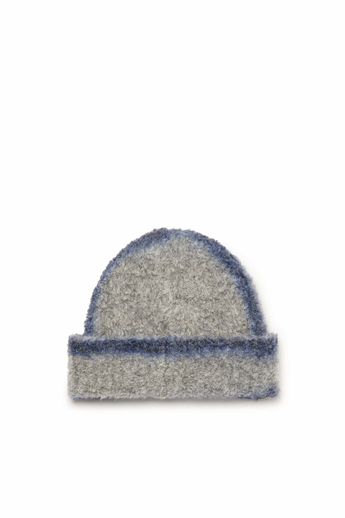 Diesel Alpaca-blend beanie with sprayed effect - Knit caps - Unisex - Grey